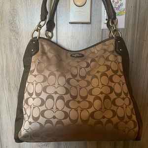 Coach Bag 12.5 across and 11” high